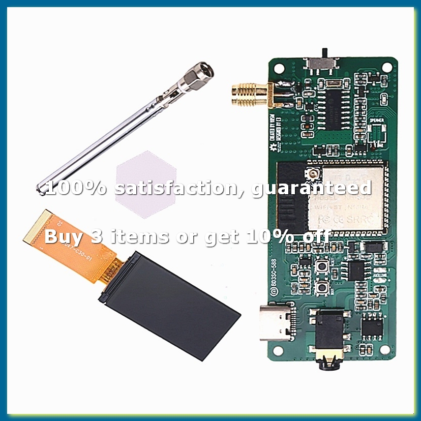 Esp32 - BD3CS-588 SI4732 Vollband-Radio-Motherboard-Kit ESP32-S3 WiFi+BT5.0 1,9-Zoll-Farbdisplay
