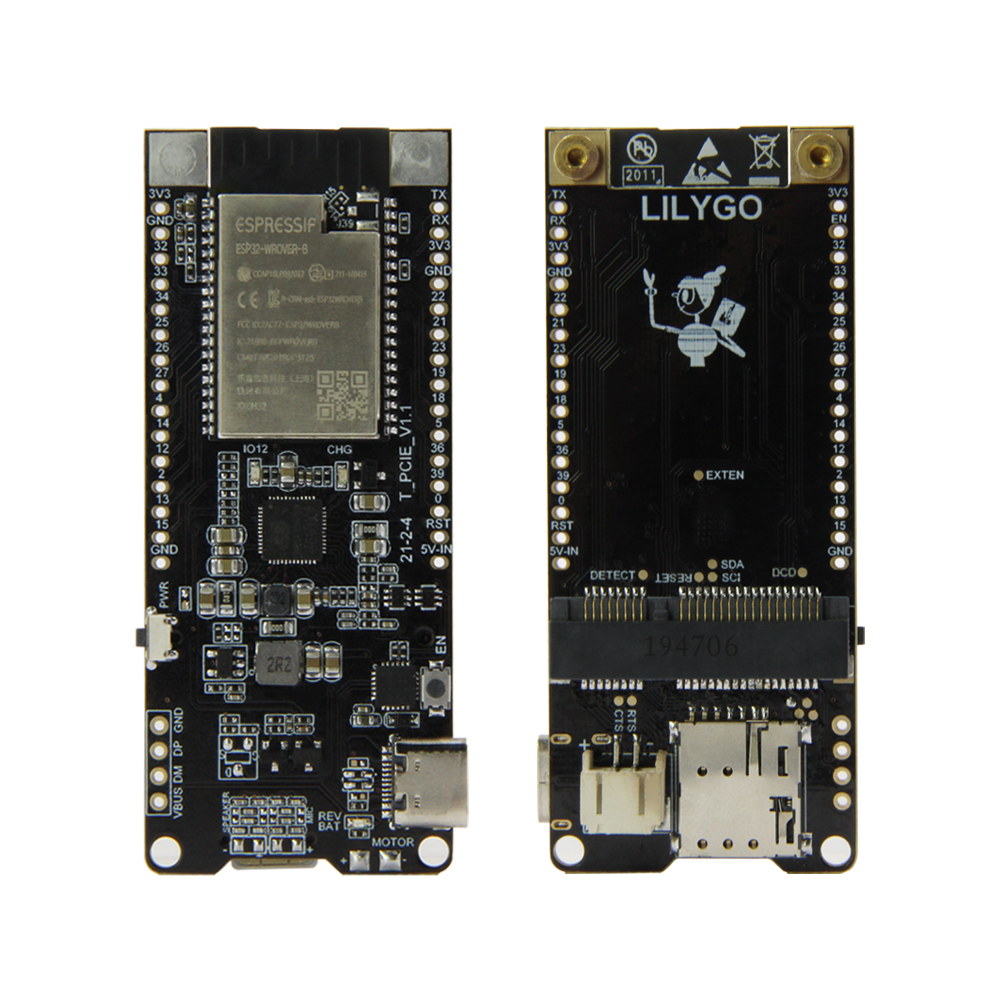 Esp32 Wifi Bluetooth Module - ESP32-WROVER-B Chip Kombinierbares Entwicklungsboard mit SIM7070G