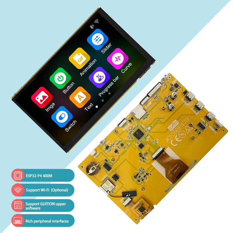 Esp32 P4 - ESP32 P4 7-Zoll-LCD-Entwicklungsplatine kapazitiver Touchscreen Onboard
