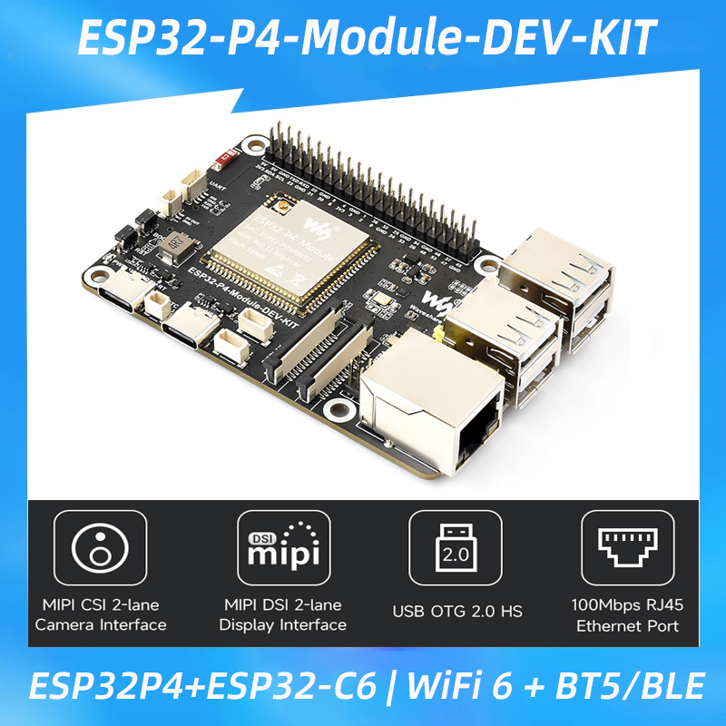 Esp32 P4 - ESP32-P4 + ESP32-C6 Entwicklungsboard WiFi 6