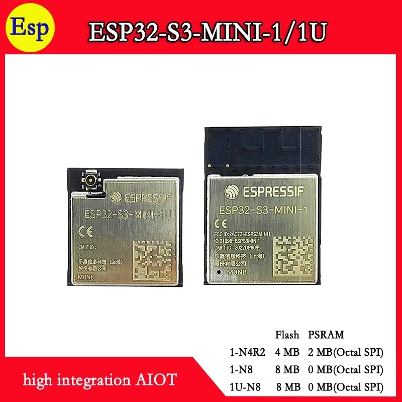 Espressif Esp32 - ESP32-S3-MINI-1 ESP32-S3-MINI-1U espressif ESP32-S3 esp32 s3