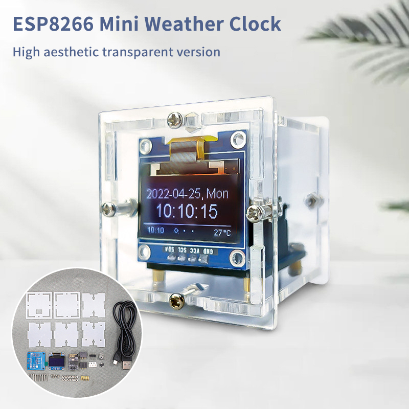 ESP8266 Mini-Wetteruhr-Bausatz – Esp8266 Bewertung und Preis
