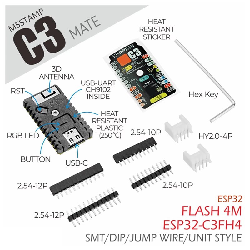 AS95-ESP32-C3 Entwicklungsboar – Esp32 C3 Bewertung und Preis