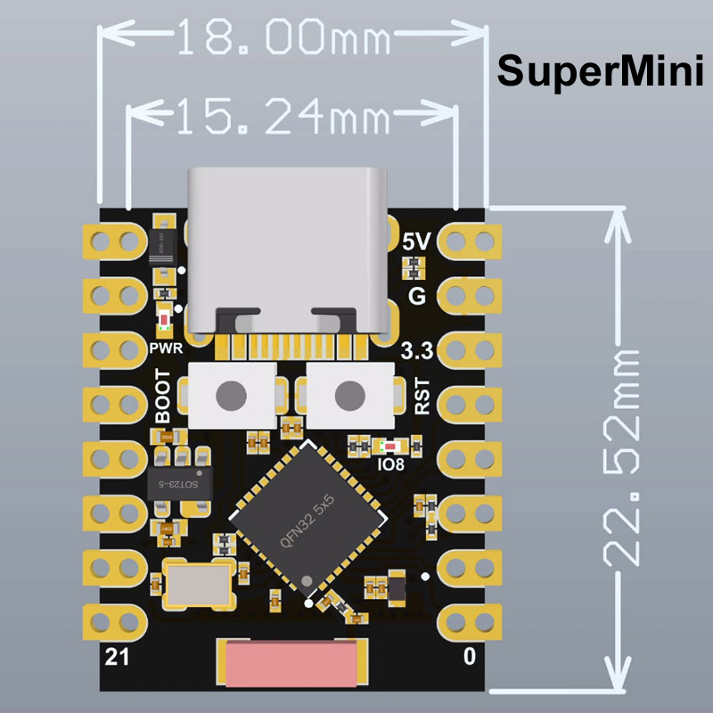 Für ESP32-S3 Supermini Pro MIN – Esp32 Uart Module Bewertung und Preis