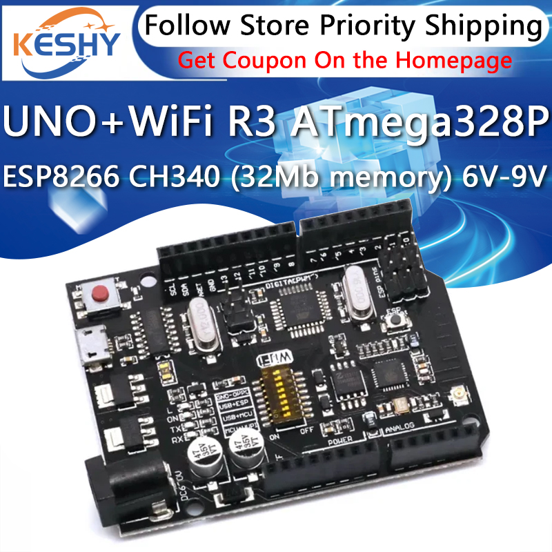 UNO+WiFi R3 ATmega328P+ESP8266 – Esp8266 Nodemcu Bewertung und Preis